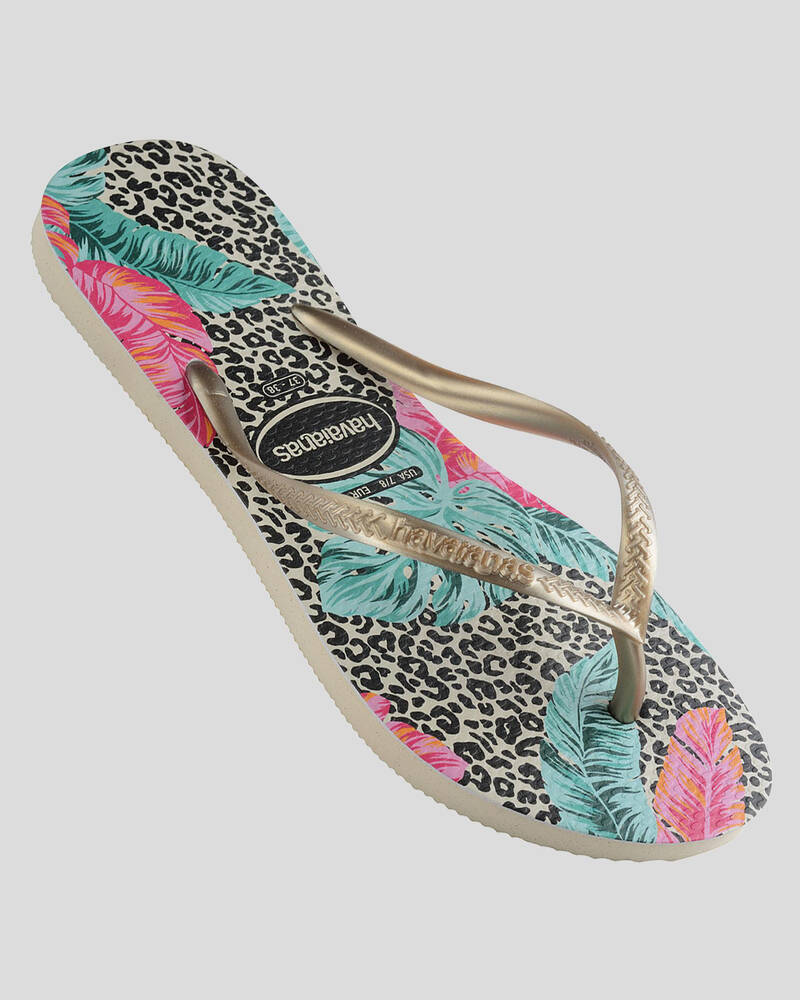 Havaianas Kids' Slim Print Floral Jessica Thongs for Womens