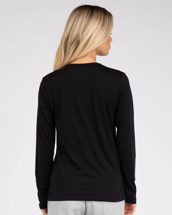 Champion Logo Long Sleeve T-Shirt for Womens