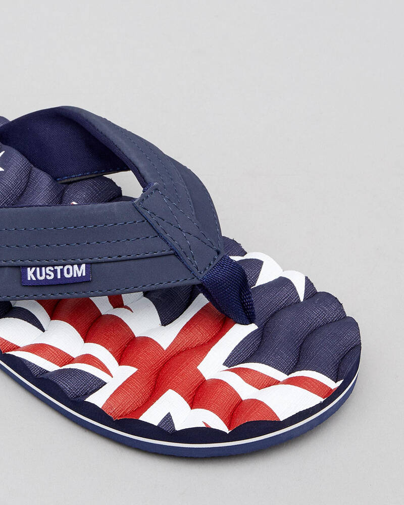 Kustom Hummer Flag Thongs for Mens