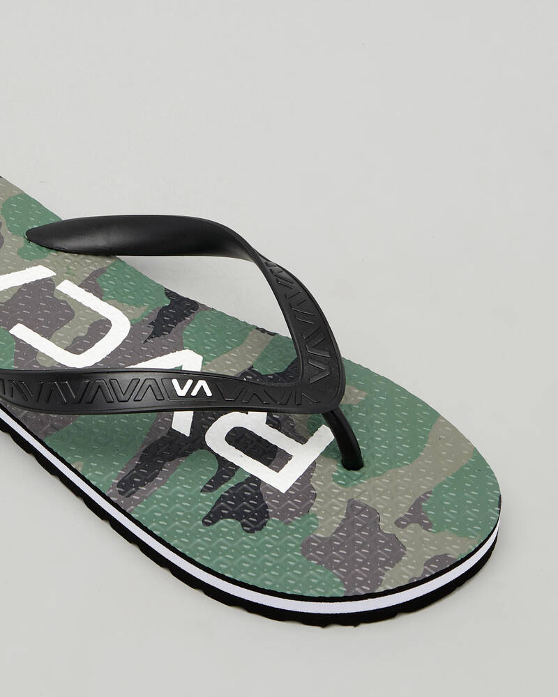 RVCA Trench Twn 3 Thongs for Mens