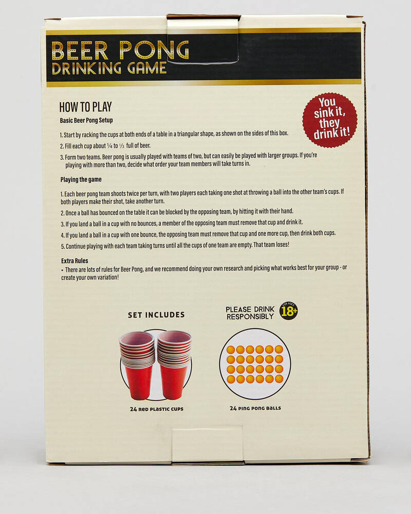 MDI Drinking Cup Game Beer Pong for Mens