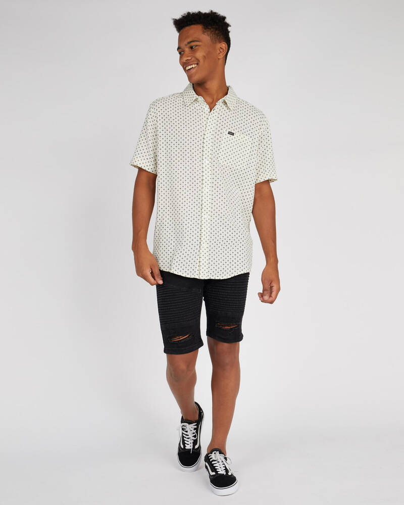 RVCA Gauze Dot Shirt for Mens