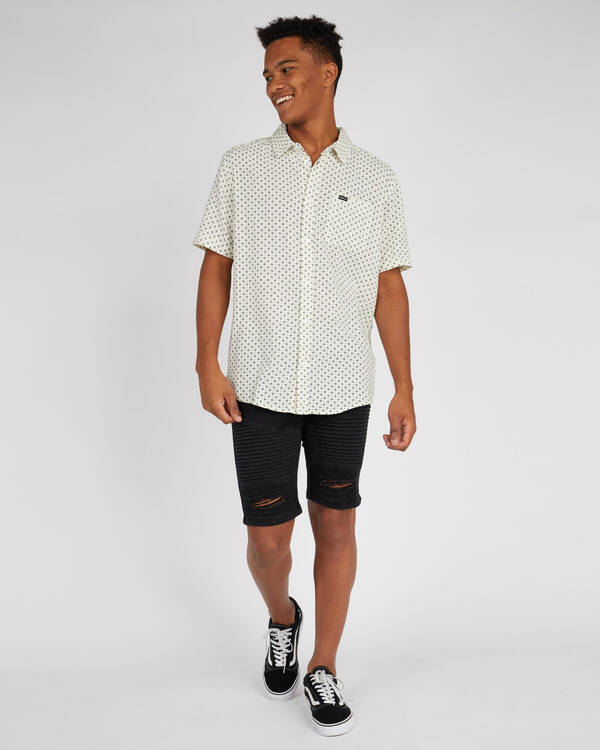 RVCA Gauze Dot Shirt for Mens