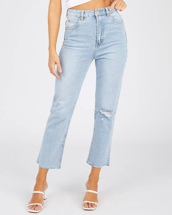 Ziggy Denim Hi Mum Straight Crop Jeans for Womens