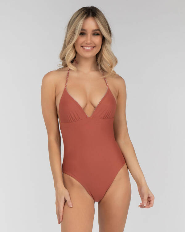 Rusty Casa Marina Reversible One Piece Swimsuit for Womens