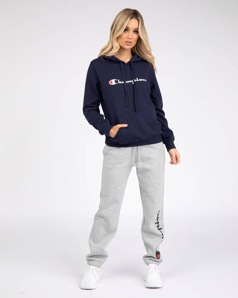 Champion Logo Hoodie for Womens