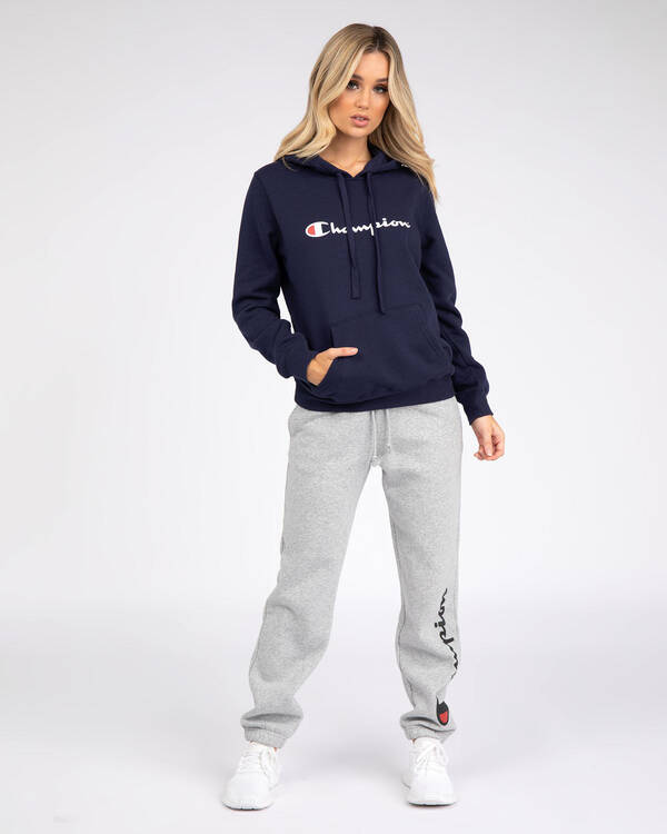 Champion Logo Hoodie for Womens