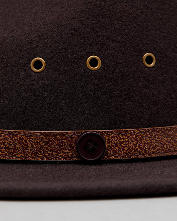 Billy Bones Club Brown Sugar Fedora Hat for Mens