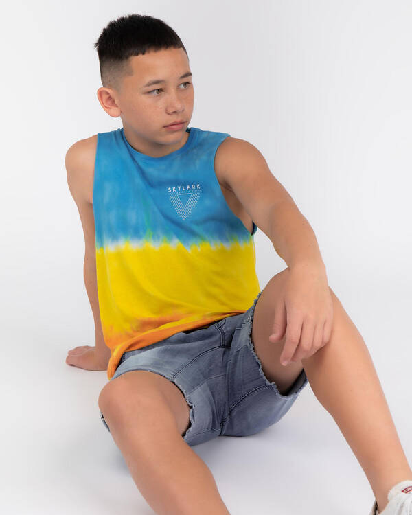 Skylark Boys' Quake Muscle Tank for Mens