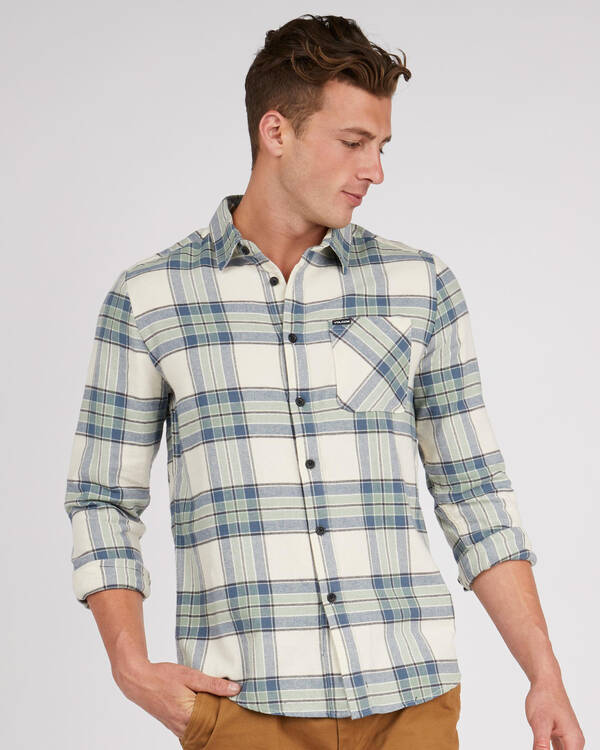 Volcom Caden Plaid Long Sleeve Shirt for Mens