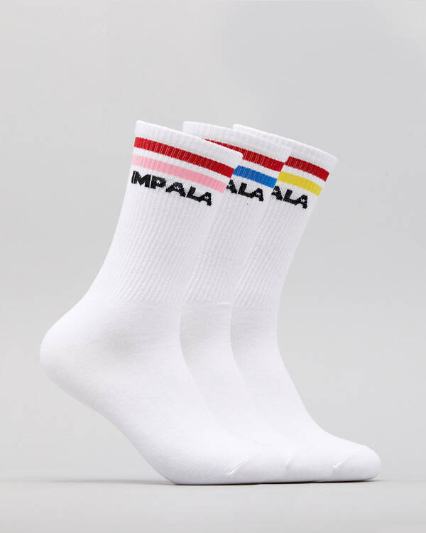 Impala Womens Roller Stripe Sock Pack for Unisex