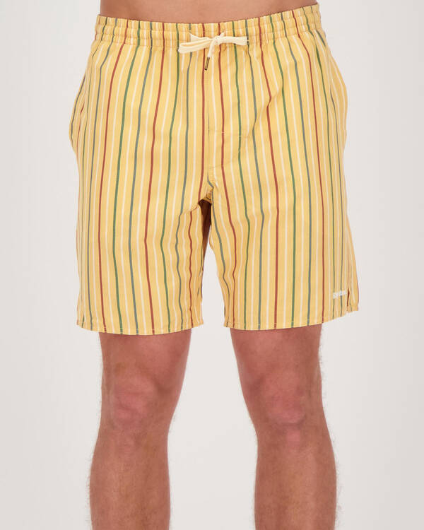 Rhythm Cuba Stipe Beach Shorts for Mens