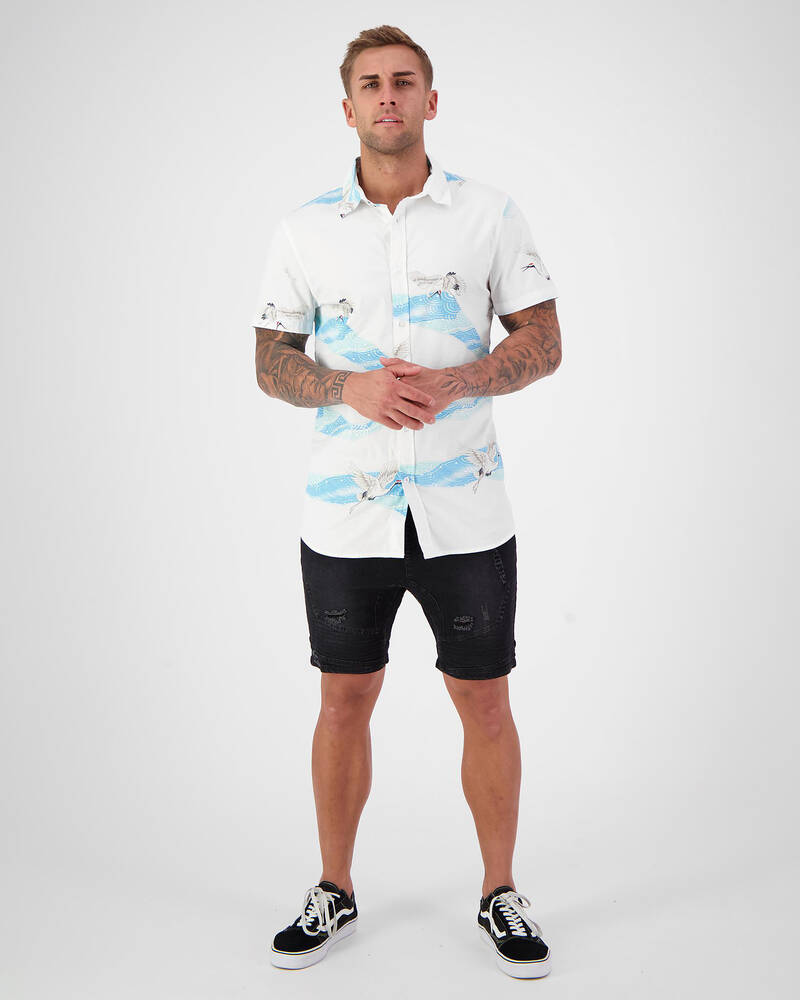 Lucid Peak Short Sleeve Shirt for Mens