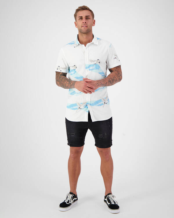 Lucid Peak Short Sleeve Shirt for Mens