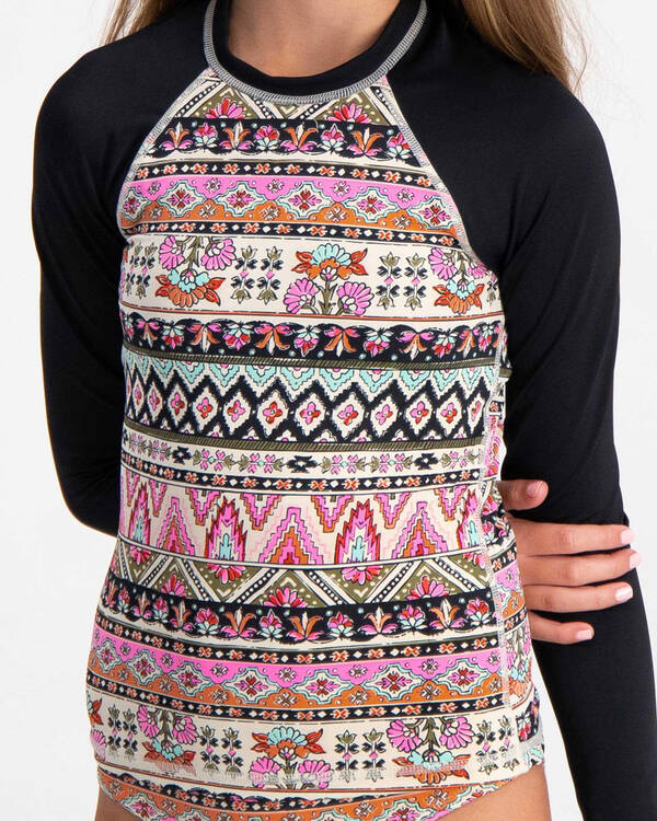 Billabong Girls Moons Tribe Rash Vest Set for Womens