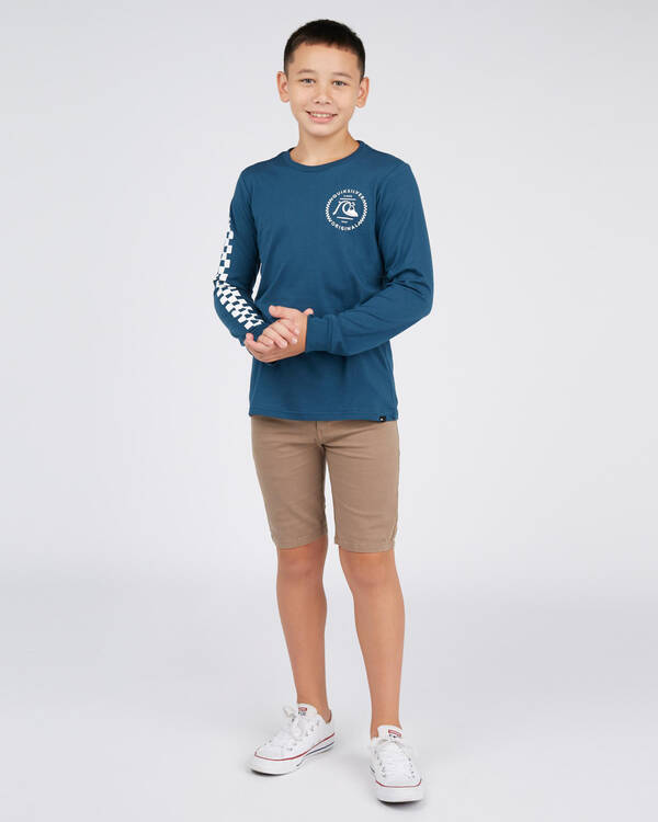 Quiksilver Boys Golden Embers Long Sleeve T-Shirt for Mens