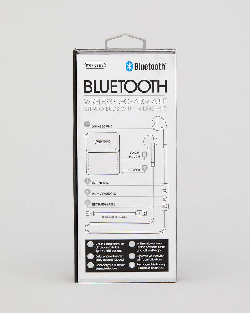 Sentry Premium Curve Bluetooth Earbuds for Mens