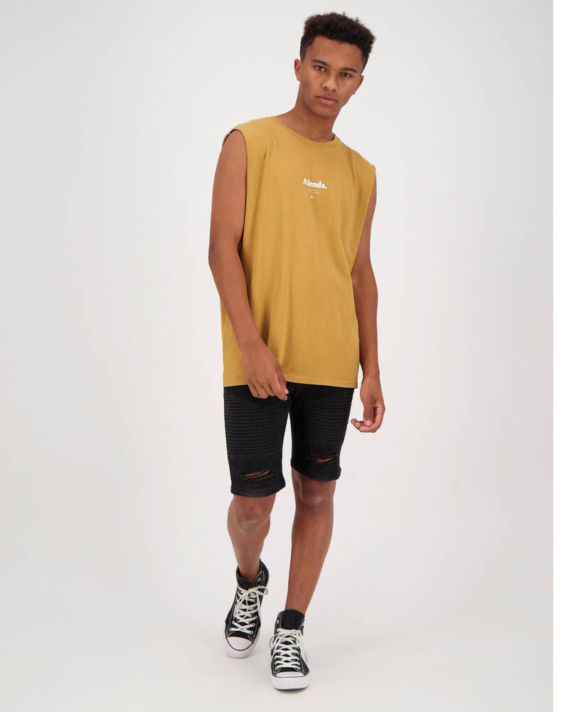 Afends Distortion Muscle Tank for Mens