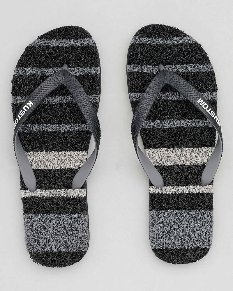 Kustom Super Stripe Thongs for Mens