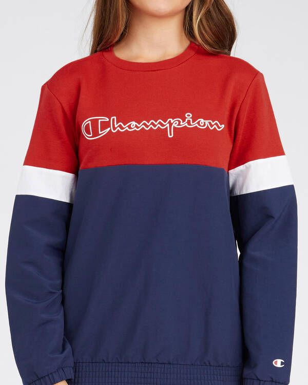 Champion Girls' Spliced Sweatshirt for Womens