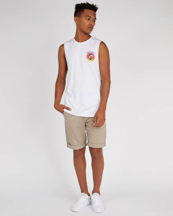 Salty Life Abstract Muscle Tank for Mens