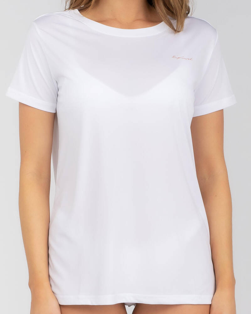 Rip Curl Tropic Sol Short Sleeve Rash Vest for Womens
