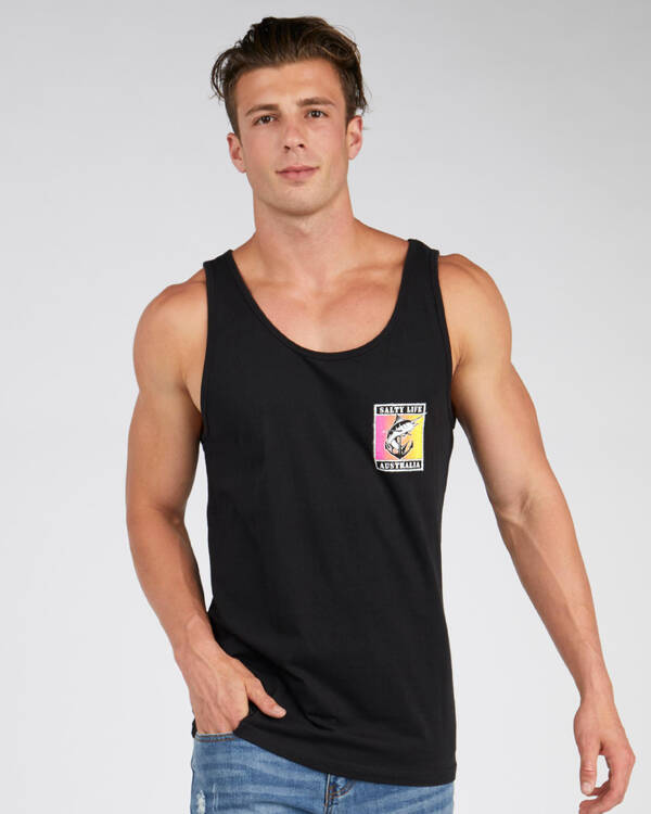 Salty Life Mirage Singlet for Mens