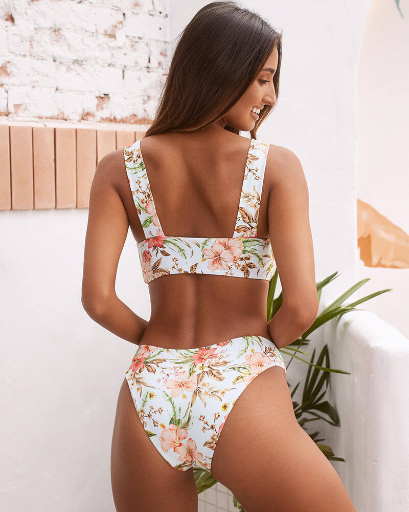 Kaiami Coral Reef Reversible Bikini Bottom for Womens