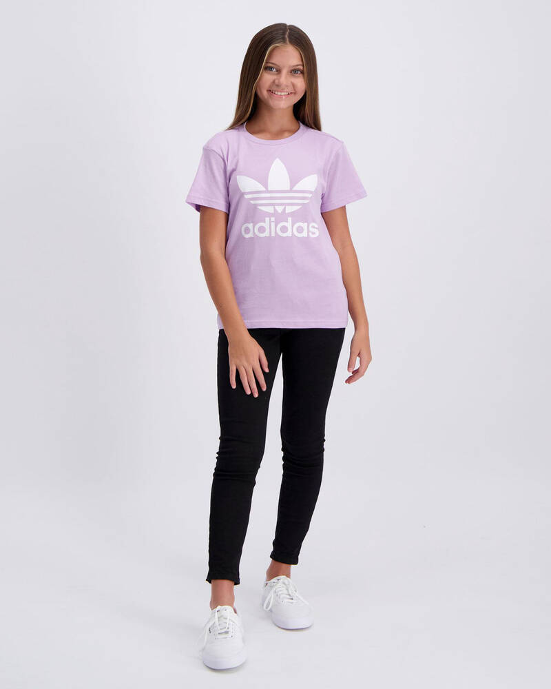 Adidas Girls Trefoil T-Shirt for Womens