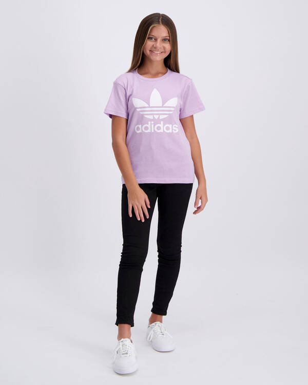 Adidas Girls Trefoil T-Shirt for Womens