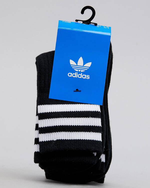 Adidas Boys' Mid Cut Crew Socks 3 Pack for Mens