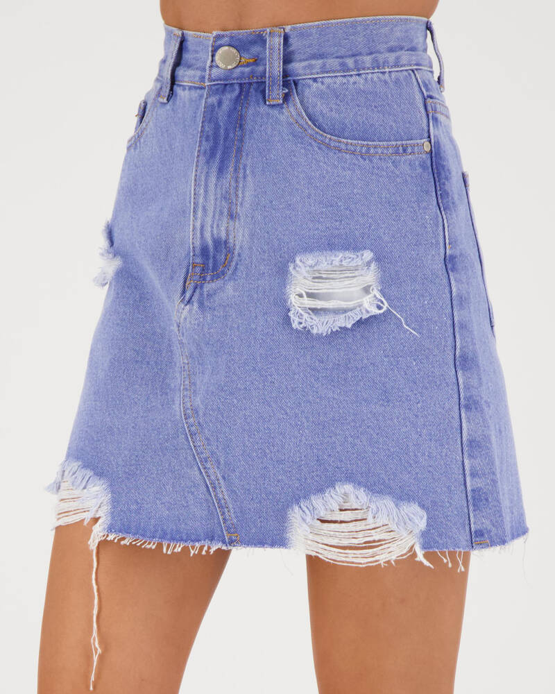 Country Denim Payton Skirt for Womens