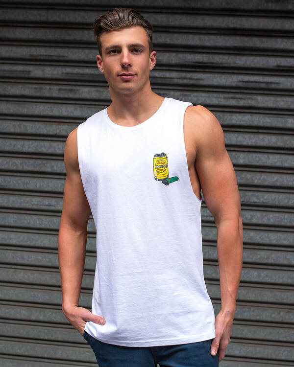 Milton Mango Sinkin Tinnies Muscle Tank for Mens