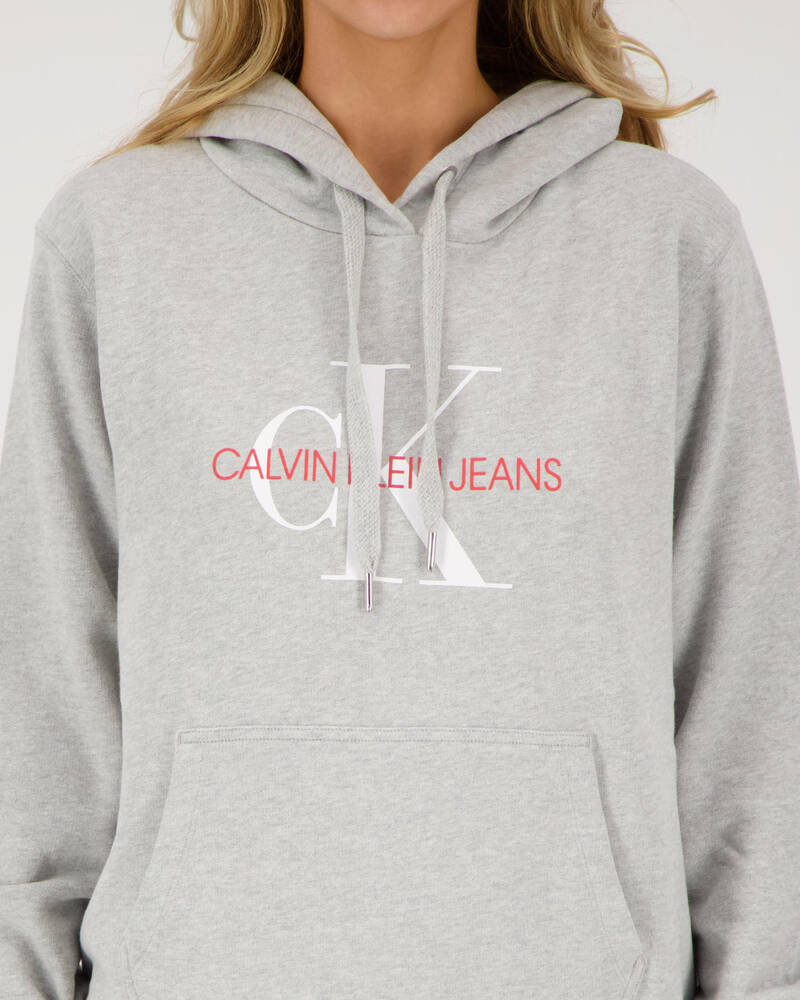 Calvin Klein Jeans Monogram Relaxed Hoodie for Womens