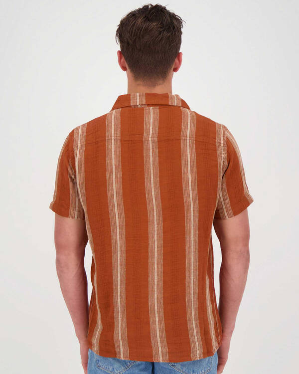 Rhythm Vacation Stripe Shirt for Mens