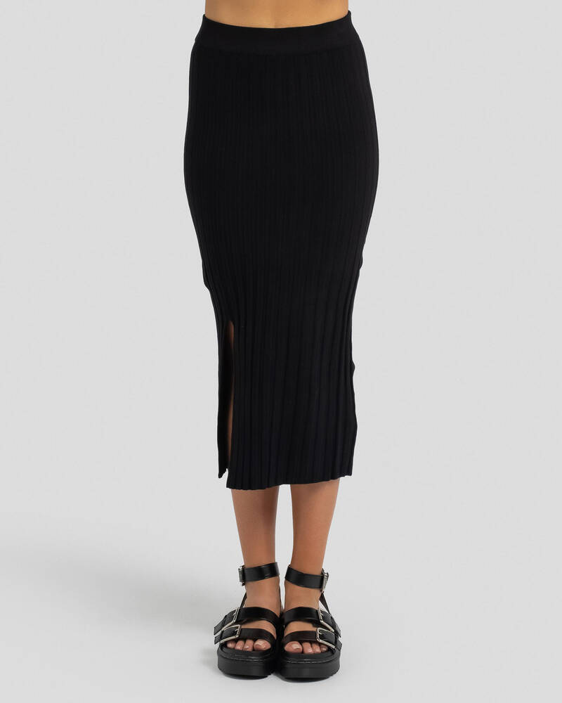 Ava And Ever Halsey Knit Midi Skirt for Womens