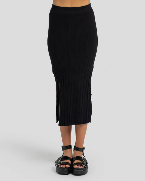 Ava And Ever Halsey Knit Midi Skirt for Womens