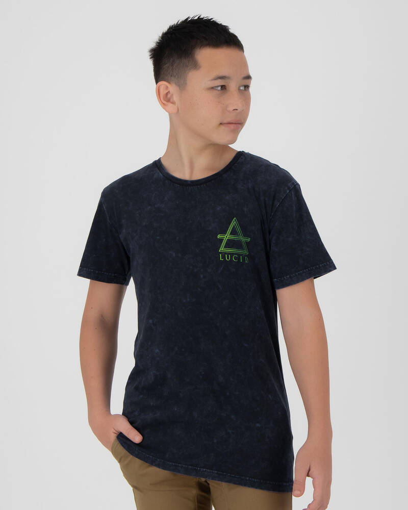 Lucid Boys Geomet Dimension T-Shirt for Mens