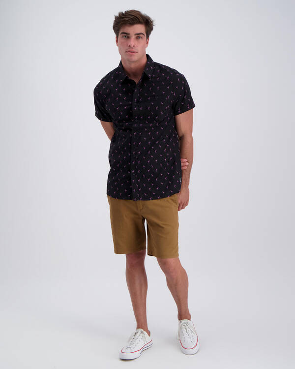Lucid Tropica Short Sleeve Shirt for Mens