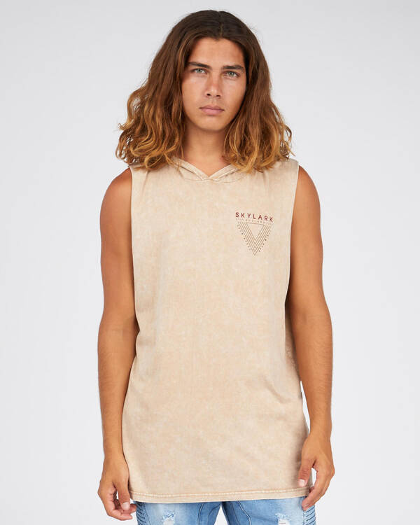 Skylark Bermuda Hooded Muscle Tank for Mens