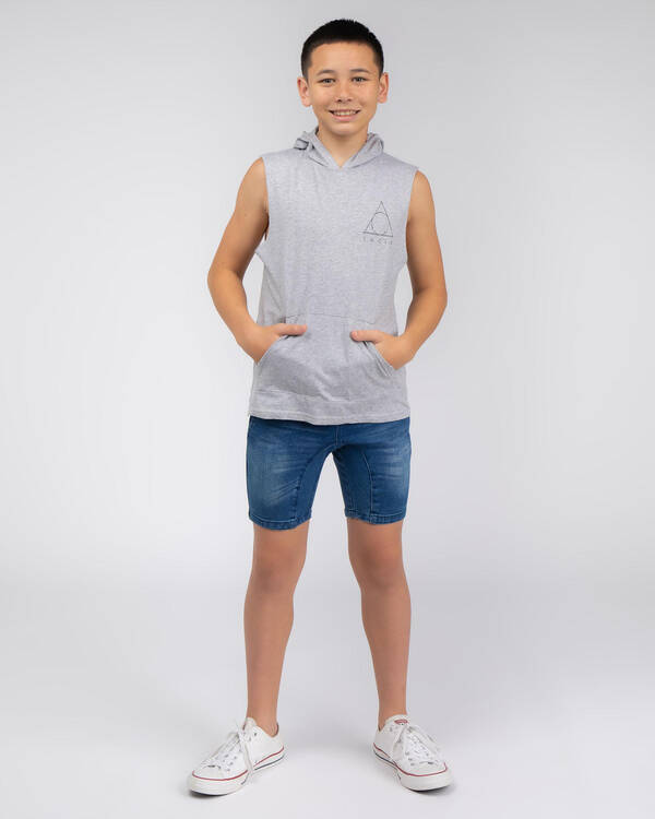 Lucid Boys' Hallow Hooded Muscle Tank for Mens
