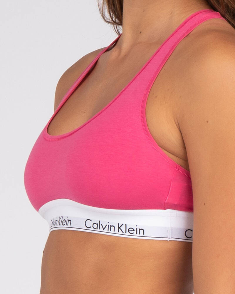 Calvin Klein Cotton Unlined Bralette for Womens