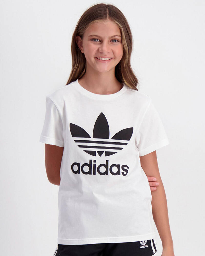 Adidas Girls' Trefoil T-Shirt for Womens