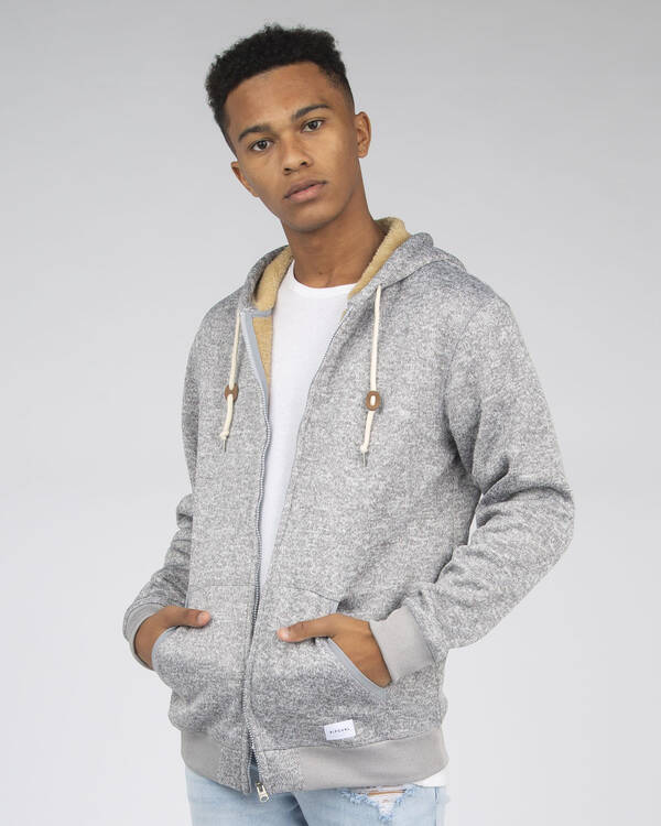 Rip Curl Crescent Zip Thru Hooded Jumper for Mens