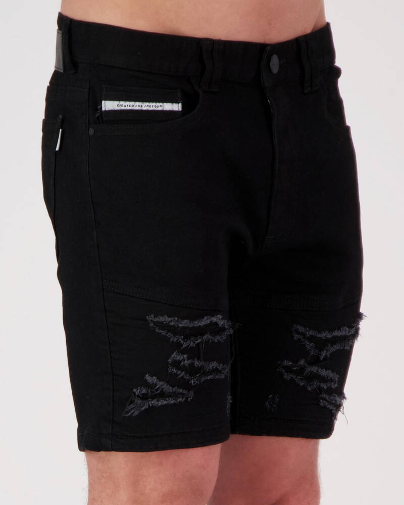 Nena & Pasadena Combination Denim Short for Mens