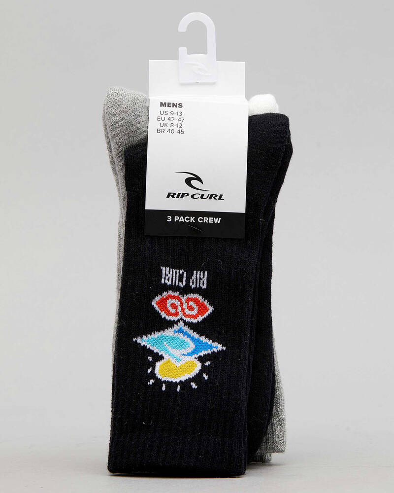 Rip Curl Icons Socks 3 Pack for Mens