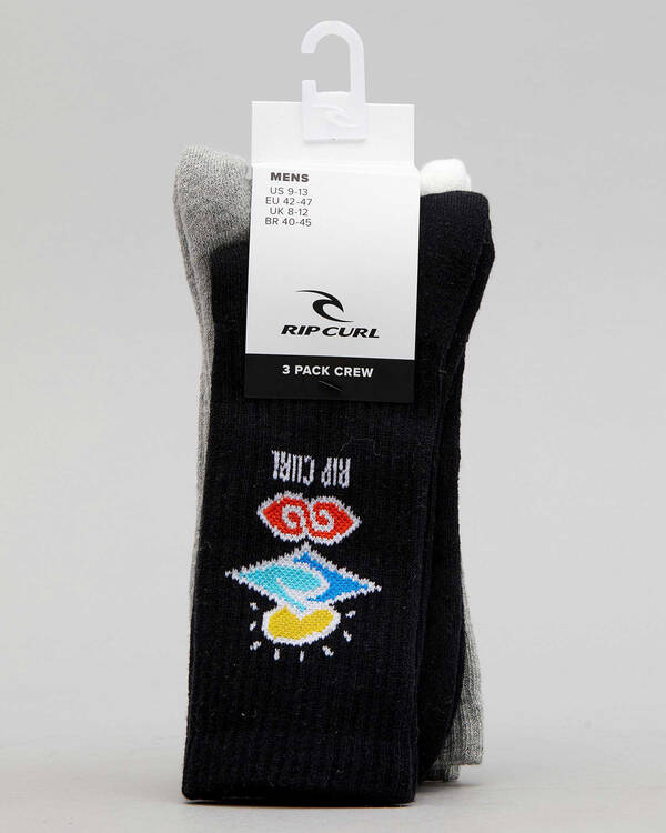 Rip Curl Icons Socks 3 Pack for Mens