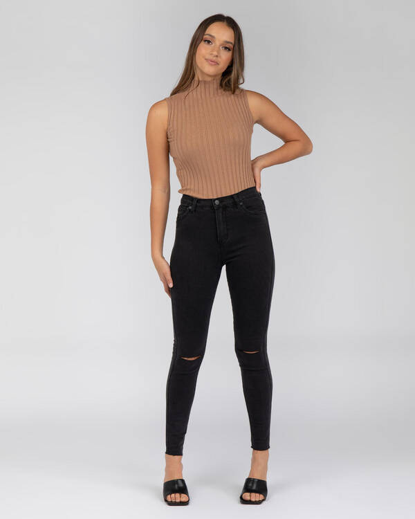 Ziggy Denim Swizzle Sticks High Rise Skinny Jeans for Womens