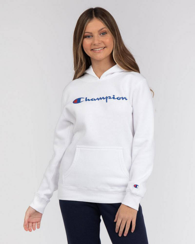 Champion Girls' Logo Hoodie for Womens