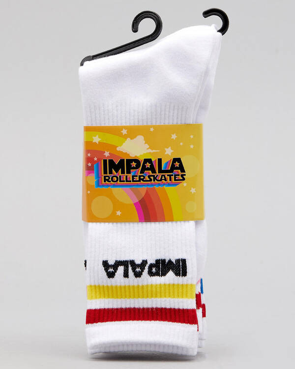 Impala Womens Roller Stripe Sock Pack for Unisex